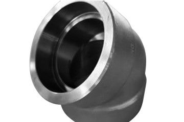 اتصالات جوشکاری ANSI استیل 45 درجه Elbow SS Socket Welt