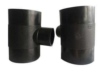 گرمایش صفحه داغ دکمه پایین پایین Tee اتصالات لوله HDPE