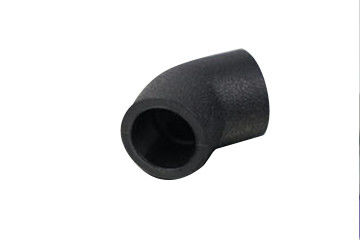 استرس محیطی آرنج سوکت مواد hdpe اتصالات لوله HDPE