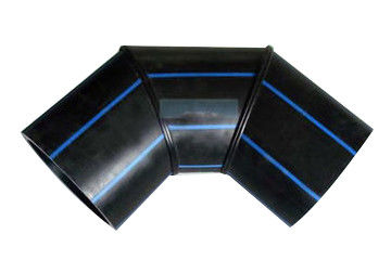 دکمه جوشکاری روغن و گاز طبیعی HDPE 90 درجه آرنج