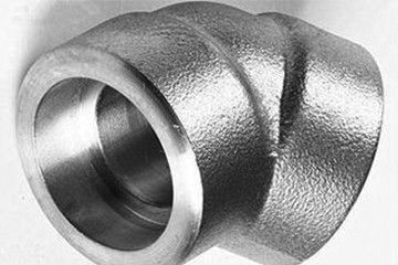 اتصالات جوش ISO9001 45 درجه Elbow SS Socket Welding