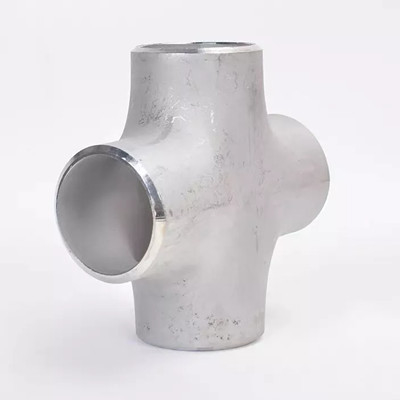 اتصالات لوله فولادی ضد زنگ DIN 4 اینچ SS304 صلیب جوشی 4 طرفه